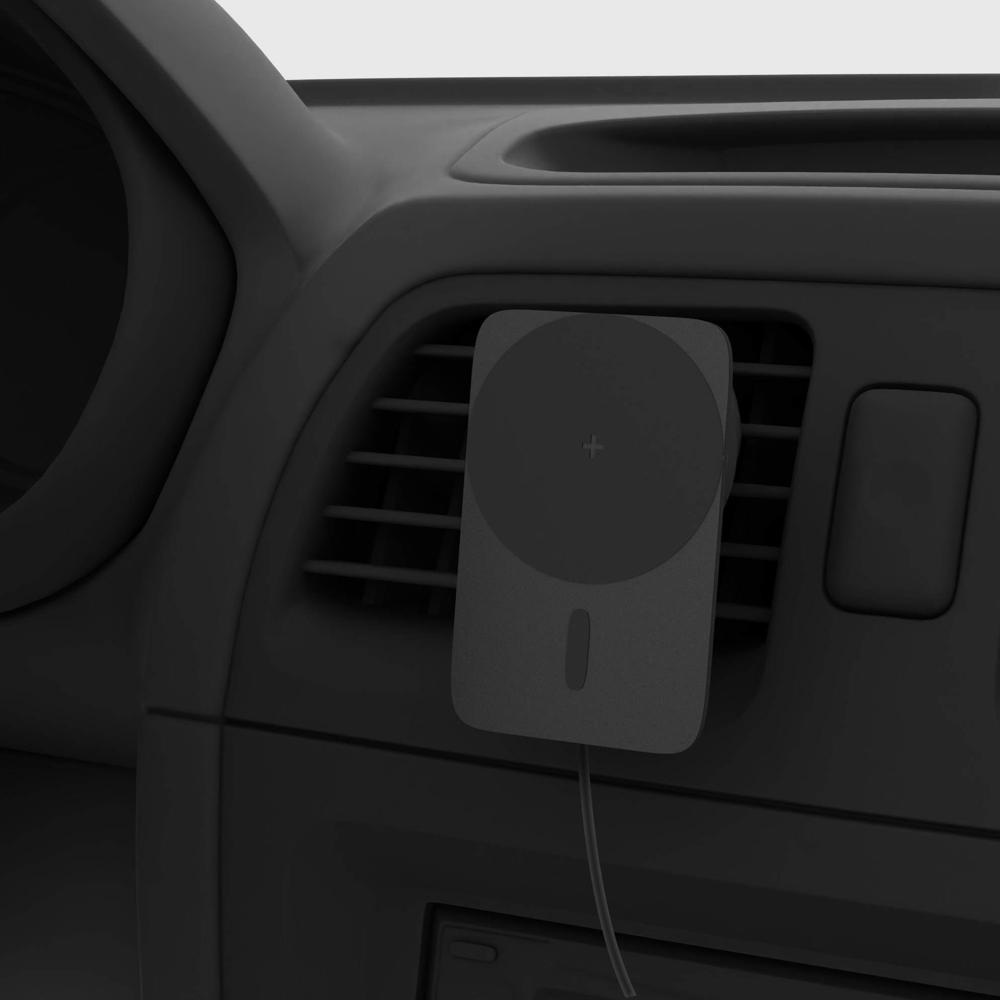 Strong Magnetic Car Phone Mount - Wireless Charging