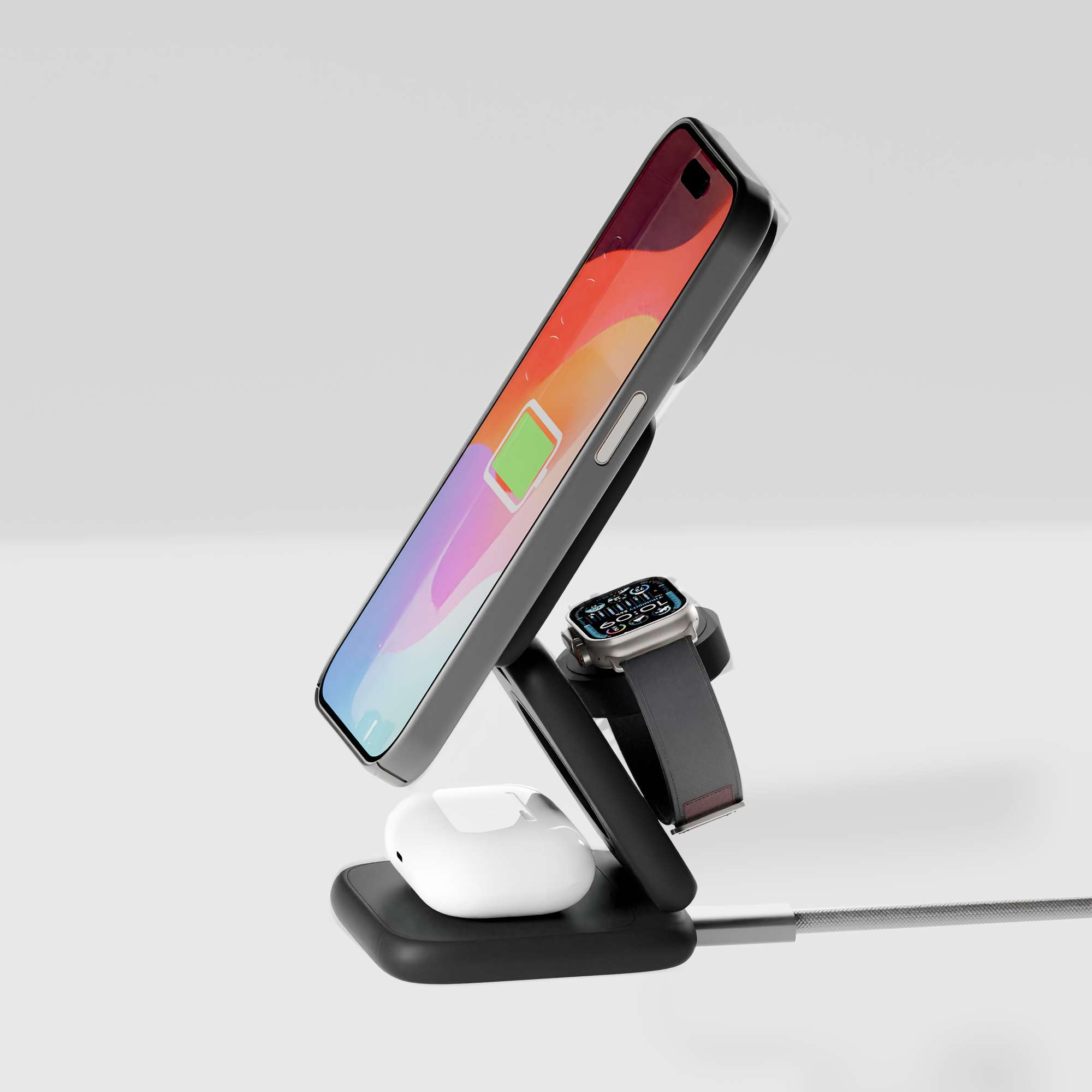 3-in-1 Foldable Wireless Charging Stand