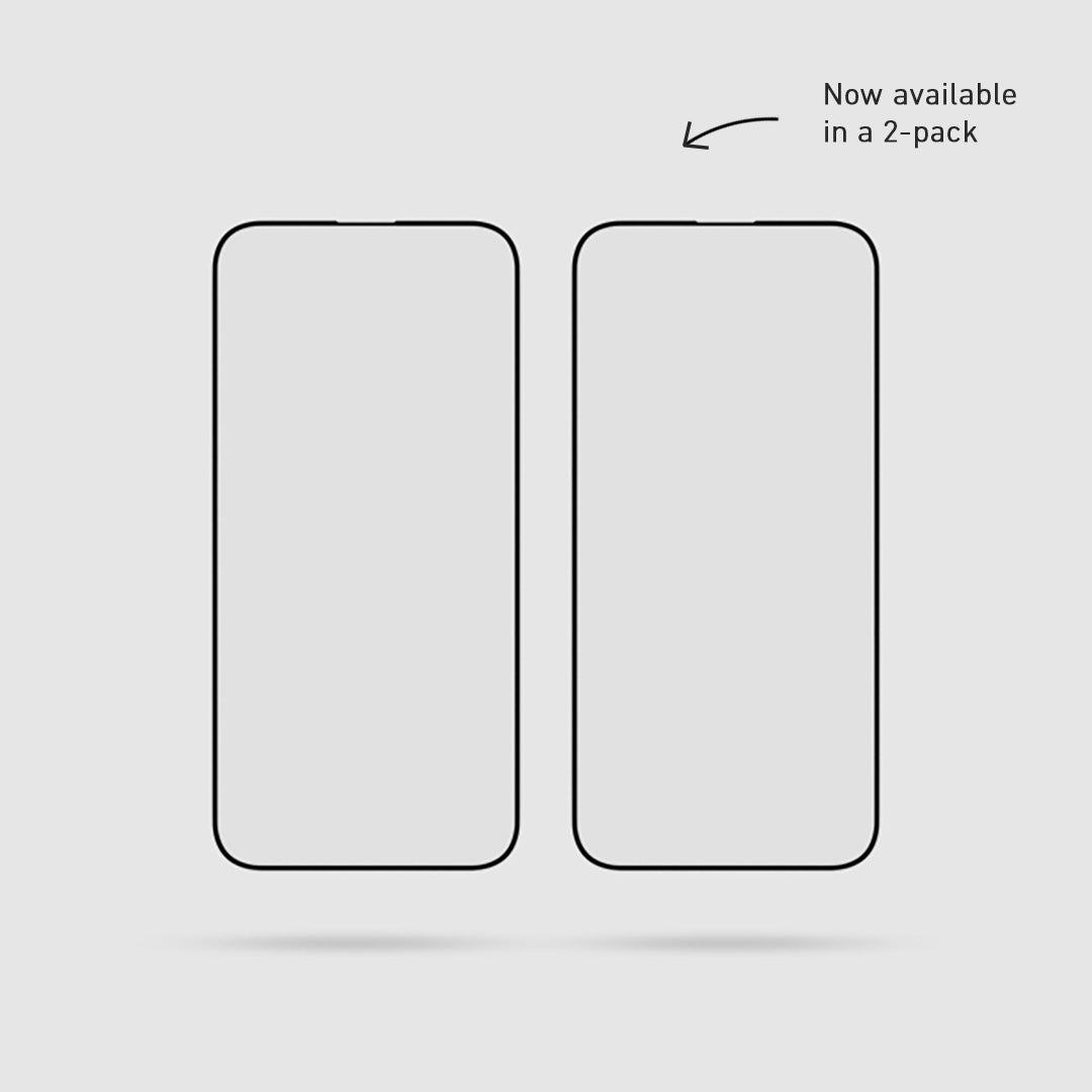 iPhone 16 Pro Max Tempered Glass Screen Protector (2-Pack)